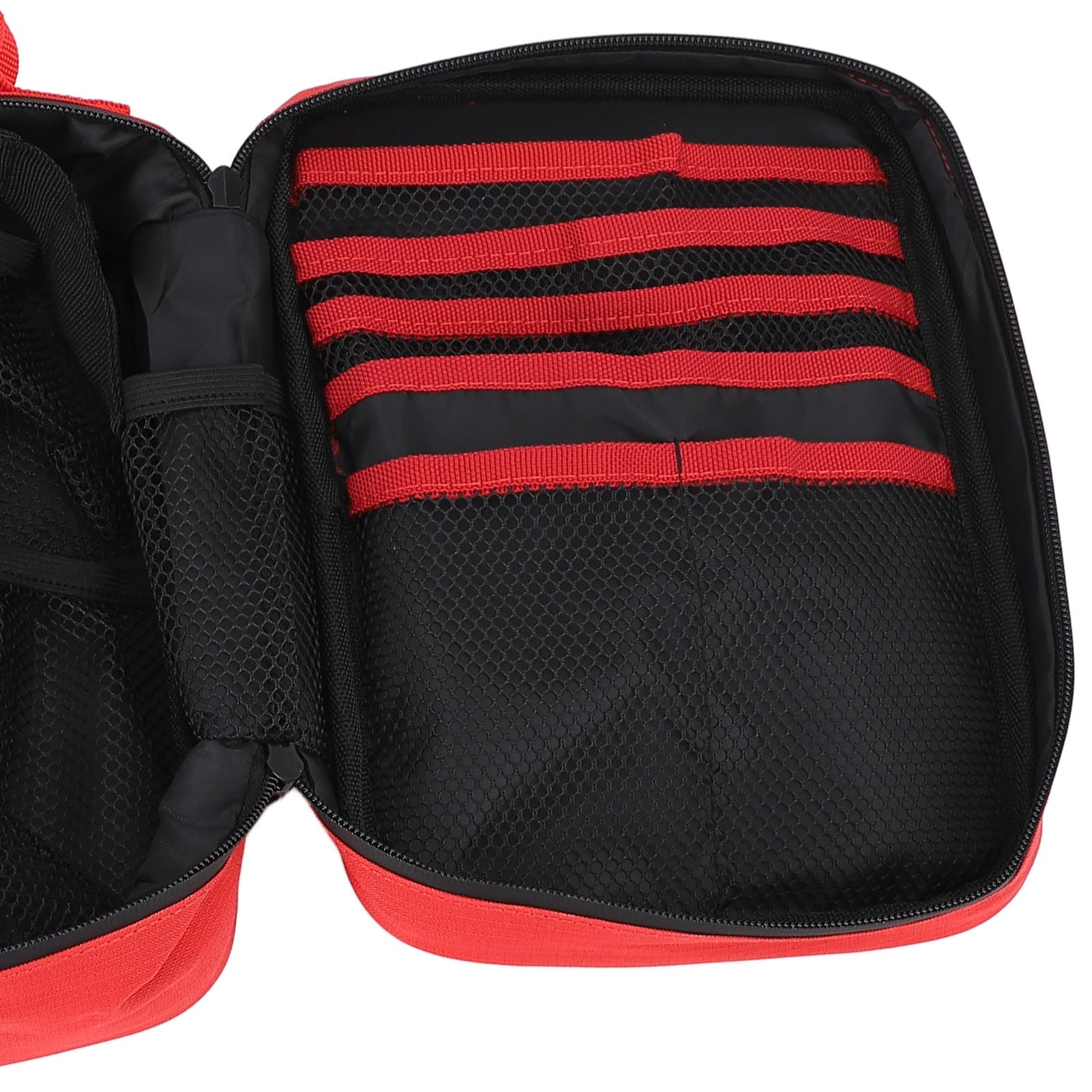 First Aid Bag, Multifunktionaler Outdoor Emergency Bag mit wasserdichtem Polyester, reflektierendem Streifen, mehreren Fächern und reißfestem Material für Notfallvorsorge