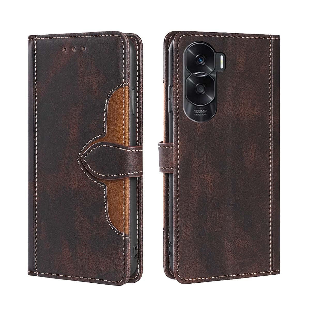 Custodia Portafoglio Per Alcatel 1S (2020) / 3L (2020) - Cover In Eco Pelle Con Flip E Chiusura Magnetica, Porta Carte, Nero - 2