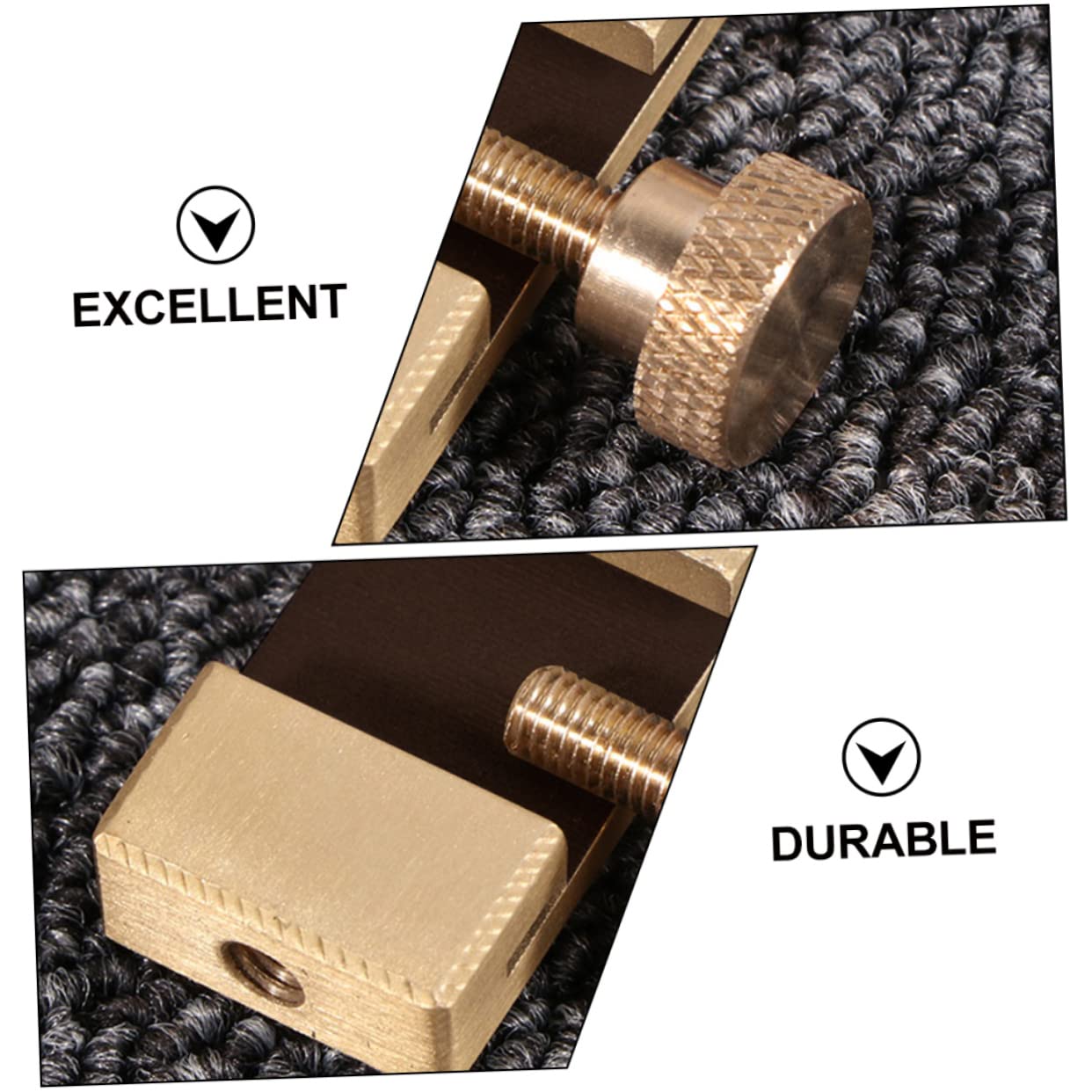 Artibetter 3sets Righello Per Marcatura Con Limitatore Strumento Di Misurazione Manuale Inossidabile Per Falegnami e Piastrellisti