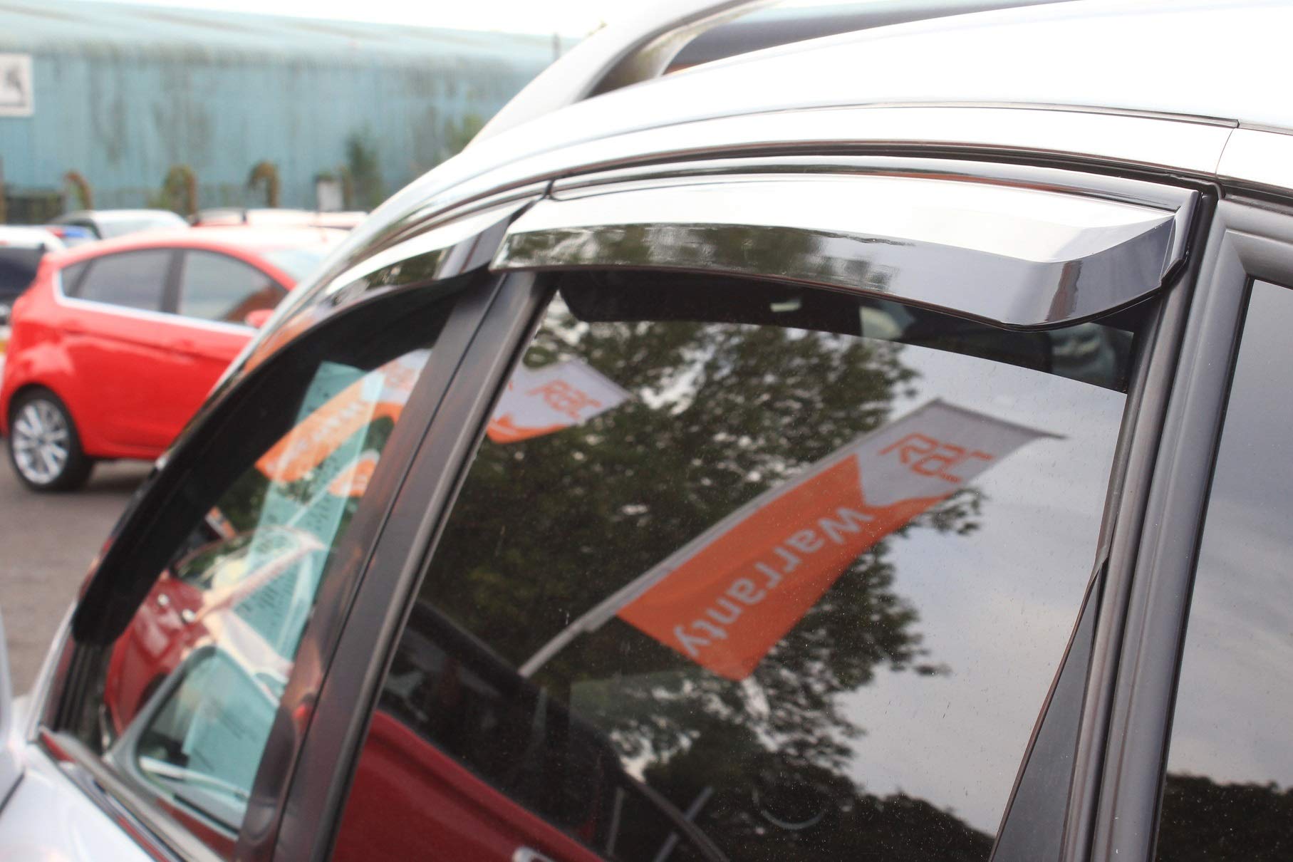 Autoclover – Opel Antara 2007 + Windabweiser Set (4 Stück) (Rauch)