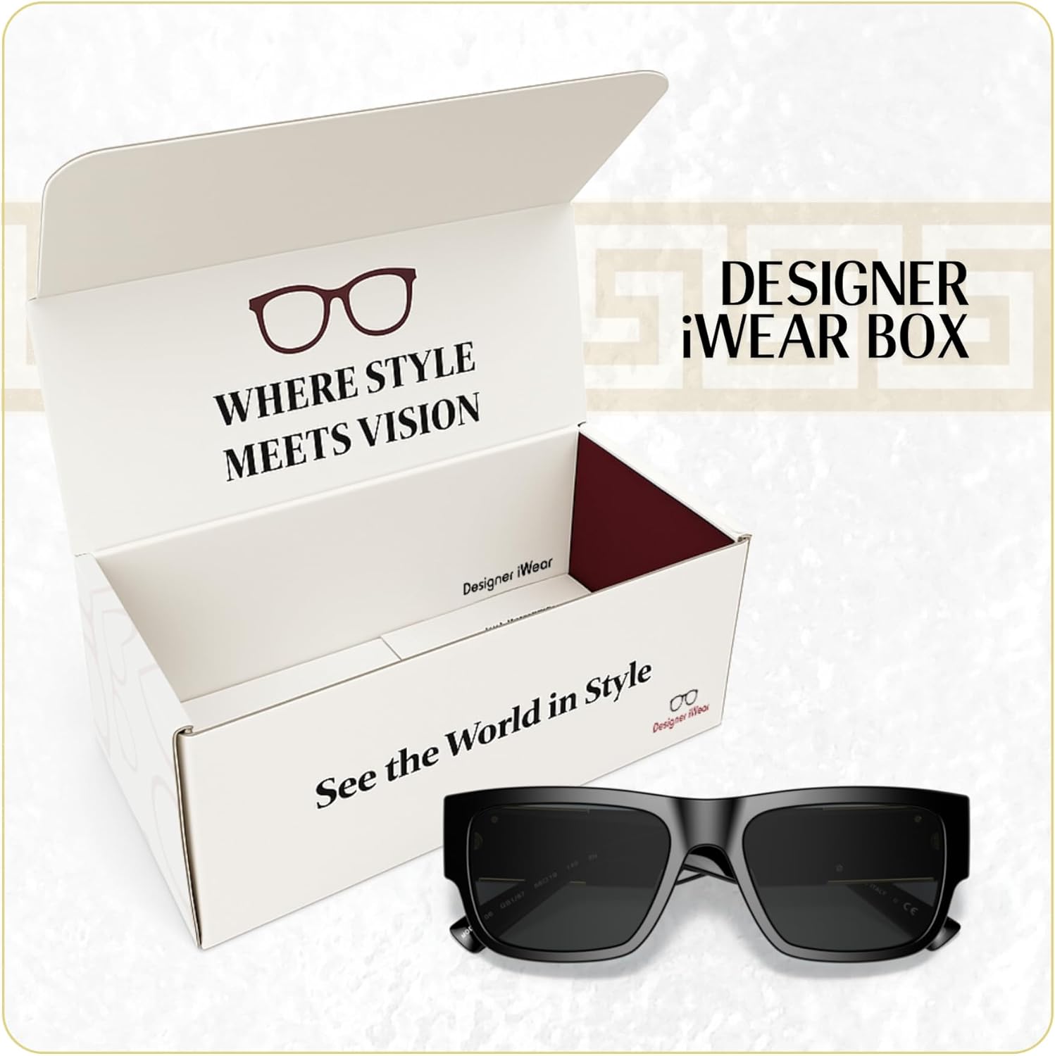 Versace VE4406 Rectangular Sunglasses for Men +BUNDLE with ACCESSORY EYEWEAR KIT - Image 6