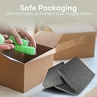 Vista 6 de FoamTouch 1" Thick x 24" Wide x 72" Long Charcoal High Density Foam, Ideal for Foam Padding, Seat Replacement, Chair Cushion Replacement, Wheelchair