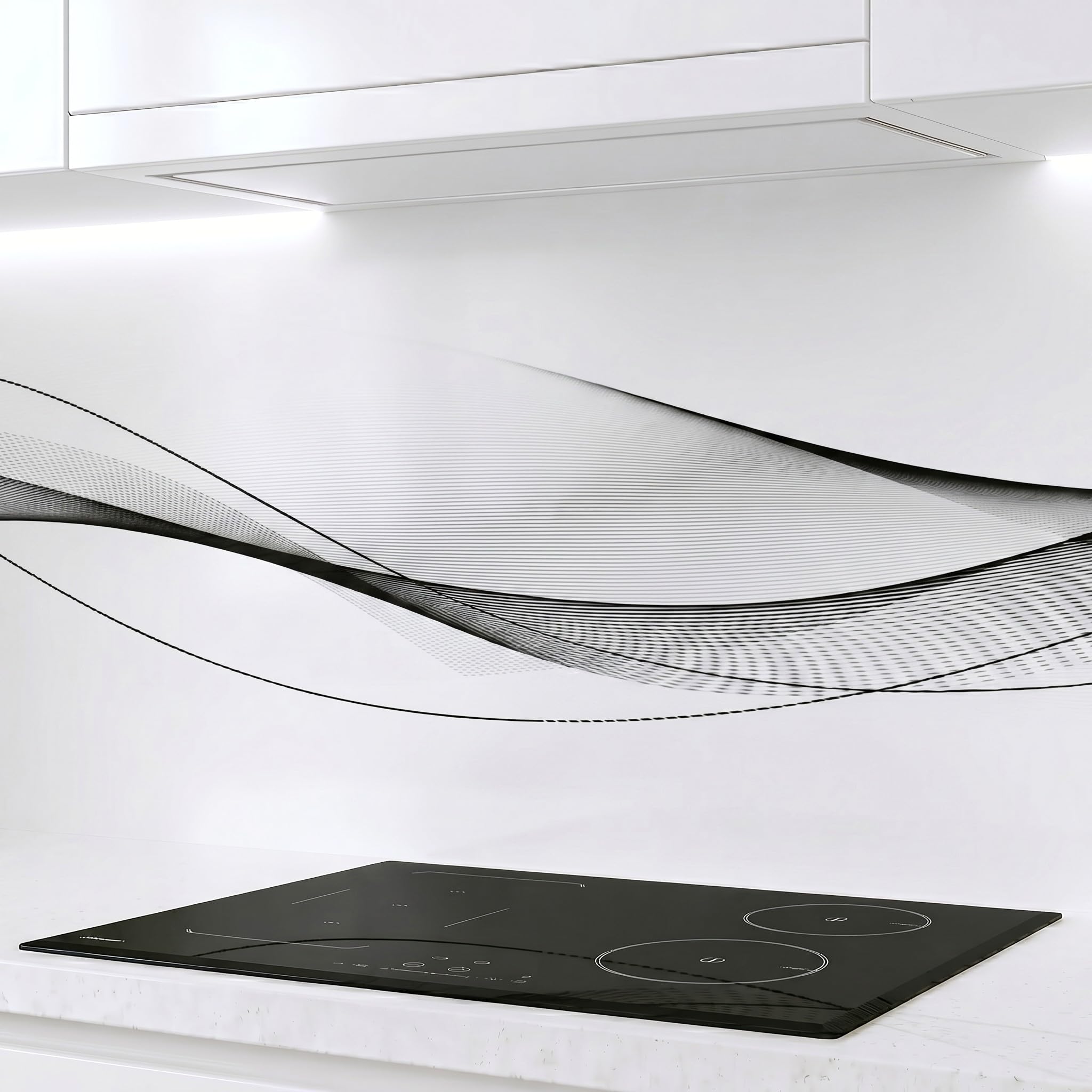 Rodnik Küchenrückwand – monolithische ABS-Platte mit Direktdruck, formstabil und langlebig. Große Motivauswahl (Eleganz, 60x400 cm)