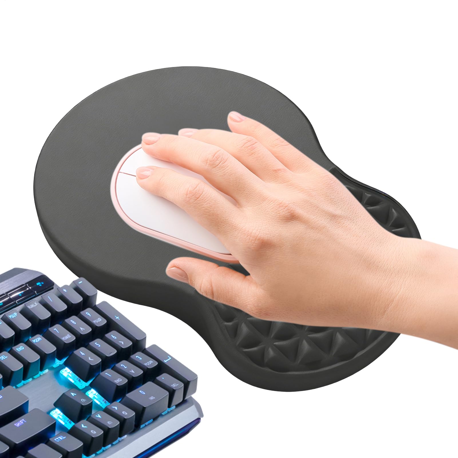 Tappetino per Mouse Mousepad Ergonomico Antiscivolo