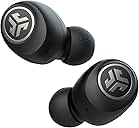 JLab Go Air True Wireless Bluetooth Earbuds + Charging Case | Black | Dual Connect | IP44 Sweat Resistance | Bluetooth 5.0 Connection | 3 EQ Sound Settings: JLab Signature, Balanced, Bass Boost