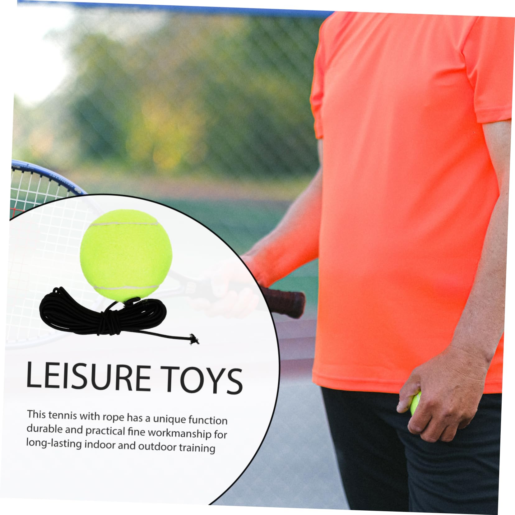 ibasenice 3 Series Pelota De Entrenamiento De Tenis Pelota De Entrenamiento De Tenis De Interior De Pelota De Tenis Pelota De Autoentrenamiento 2 Piezas x 3