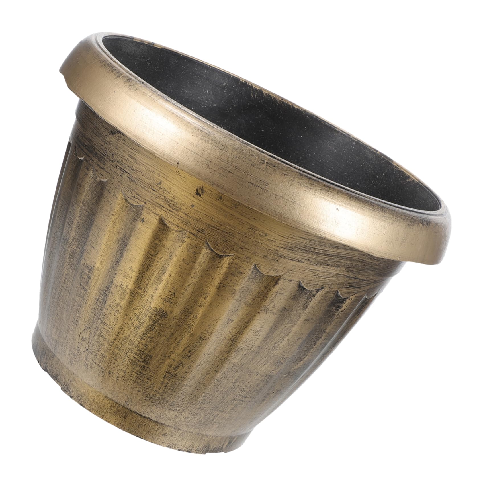 BESPORTBLE Fioriera Rotonda Resistente Per Piante e Fiori Vaso Decorativo Vintage Per e Balconi Senza Sul Fondo Ottima Per Piante Acquatiche e Bonsai