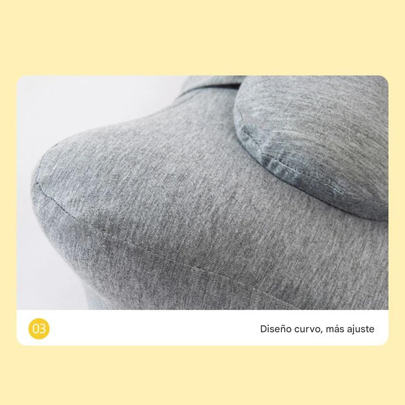 Cojín De Soporte Dorsal En Forma De Cuña, Cojín Ergonómico Para Postura Abajo, Soporte Lumbar Transpirable Que Favorece Postura Correcta Para Toda La Familia Hombres Mujeres