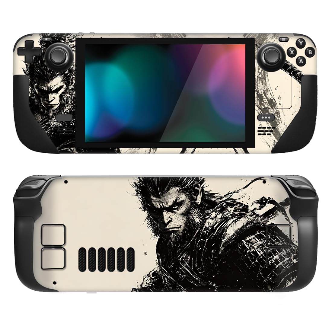 PlayVital Kit de Calcomanía Completa Protectora para Steam Deck LCD - Vinilos Skin Sticker Adhesivo, Pegatinas Personalizadas de Protección para Steam Deck OLED (Amanecer) — view 10
