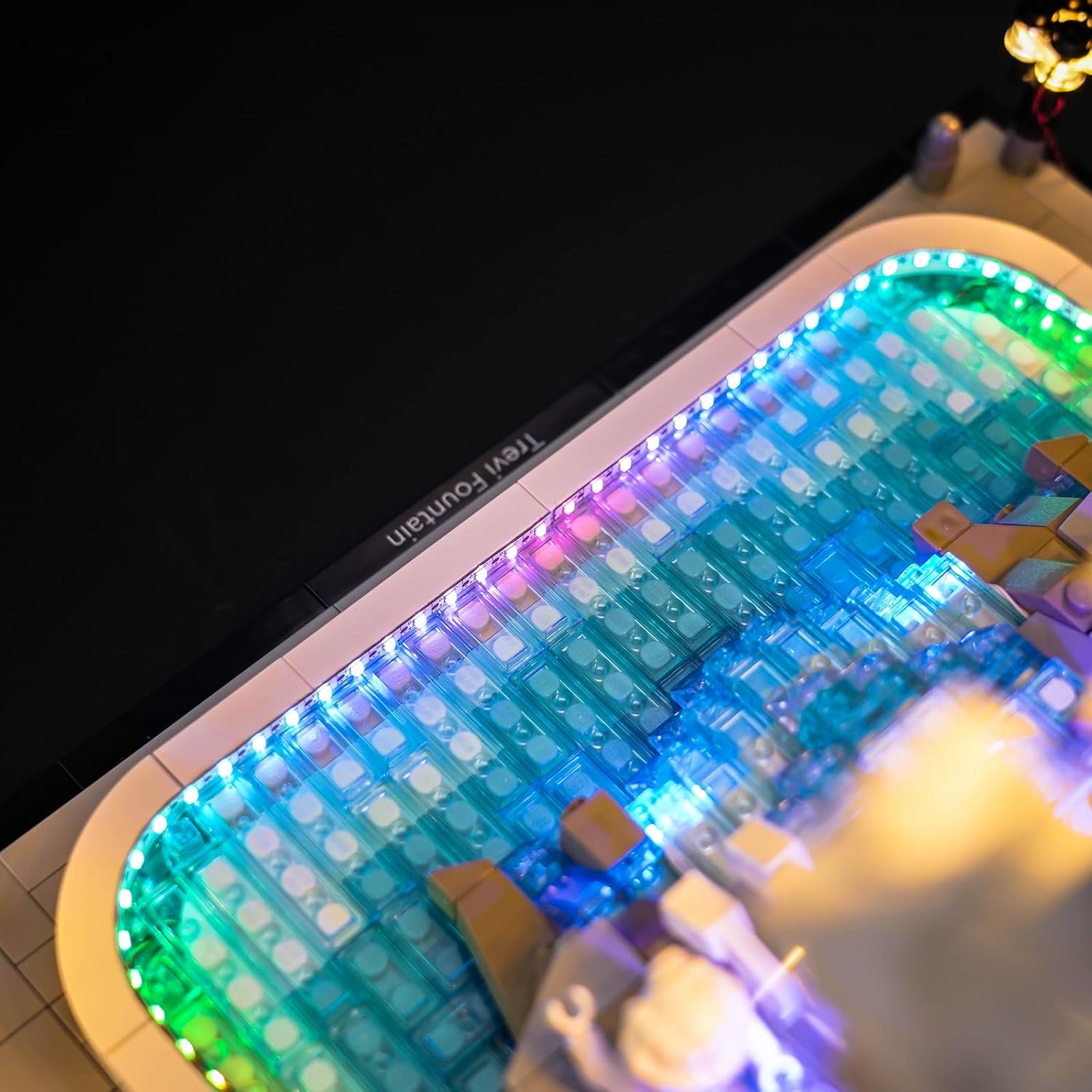 LED Lighting Compatible with Lego Trevi Fountain 21062, Light Kit Compatible with Lego 21062, NOT Included The Model Set - JUST Lights(RGB-RC Version)