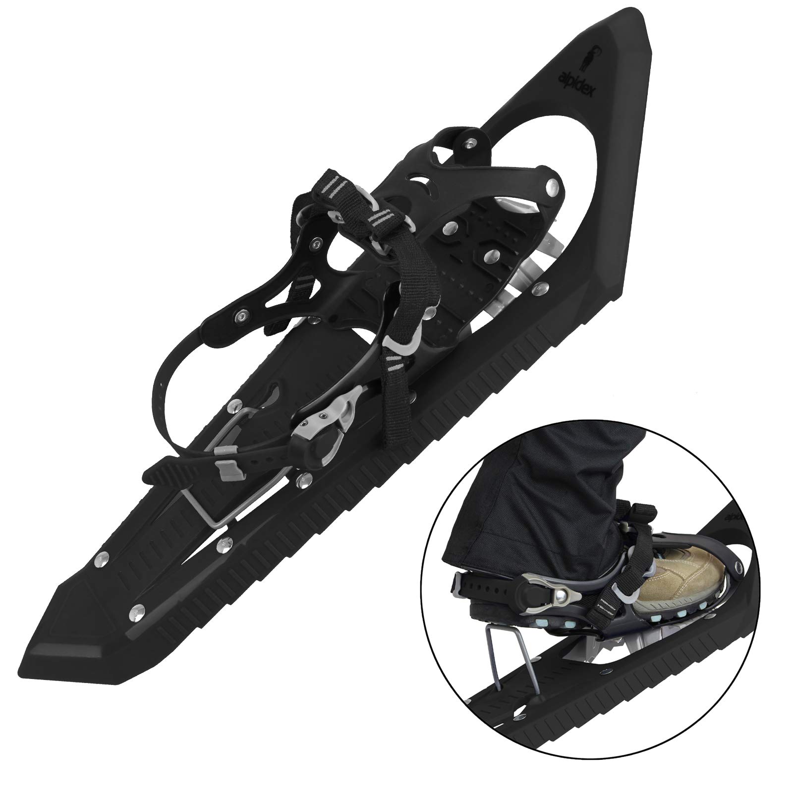 ALPIDEX Raquettes Neige 38-45 Sac Transport Bâtons Telescopiques Optionnel