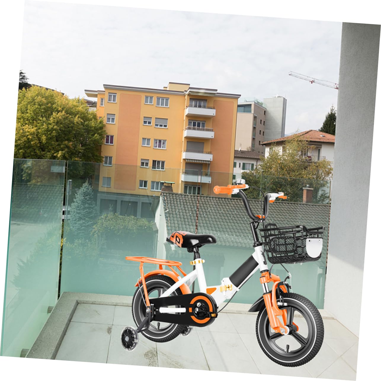 Toddmomy Rueda de Entrenamiento para Niños, 2 Pares, Acero al Carbono | Desmontable, Alta Resistencia, Pu, para Bici Infantil, Lote de Cuatro Piezas
