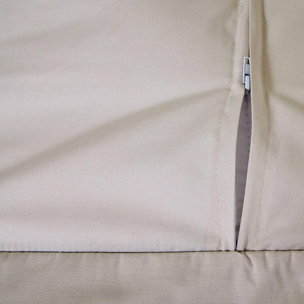 10XDIEZ Saco Nórdico Ajustable con Relleno y Cremalleras Laterales, en Algodón y Poliéster, para Camas de 80 a 105 cm - Azul, Cama de 90cm