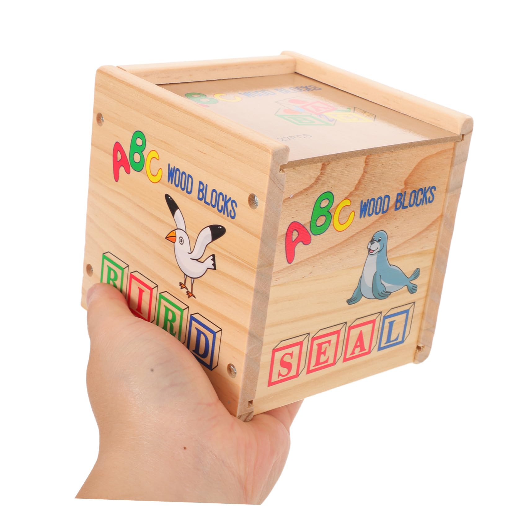 Toddmomy Bloques de Construcción Montessori de Madera 27 Piezas para Niños
