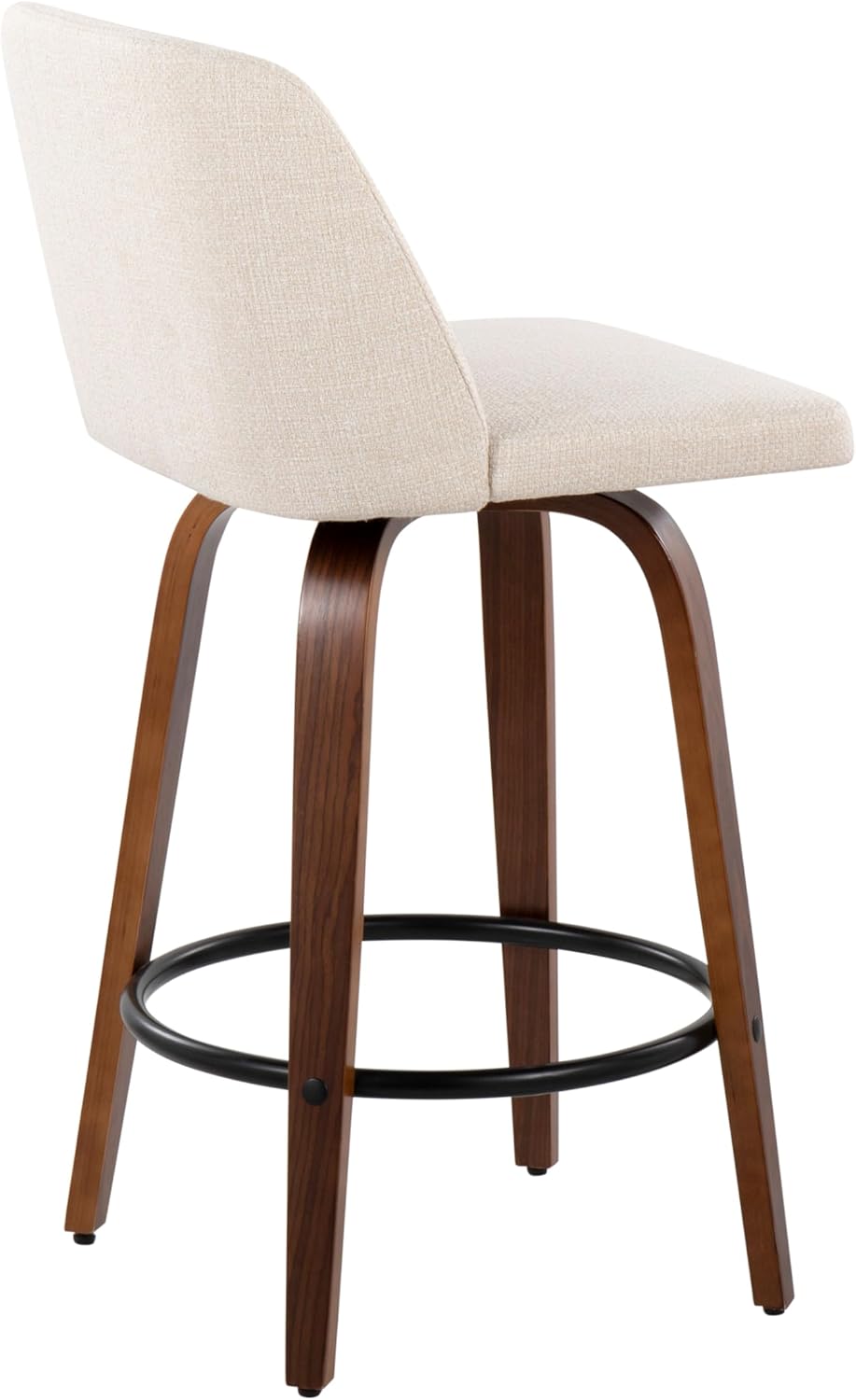 LumiSource Toriano Counter Stools for Kitchen Counter, Counter Height Chairs, Bar Stools Set of 2, Counter Height Chairs, Bar Stools for Kitchen Island