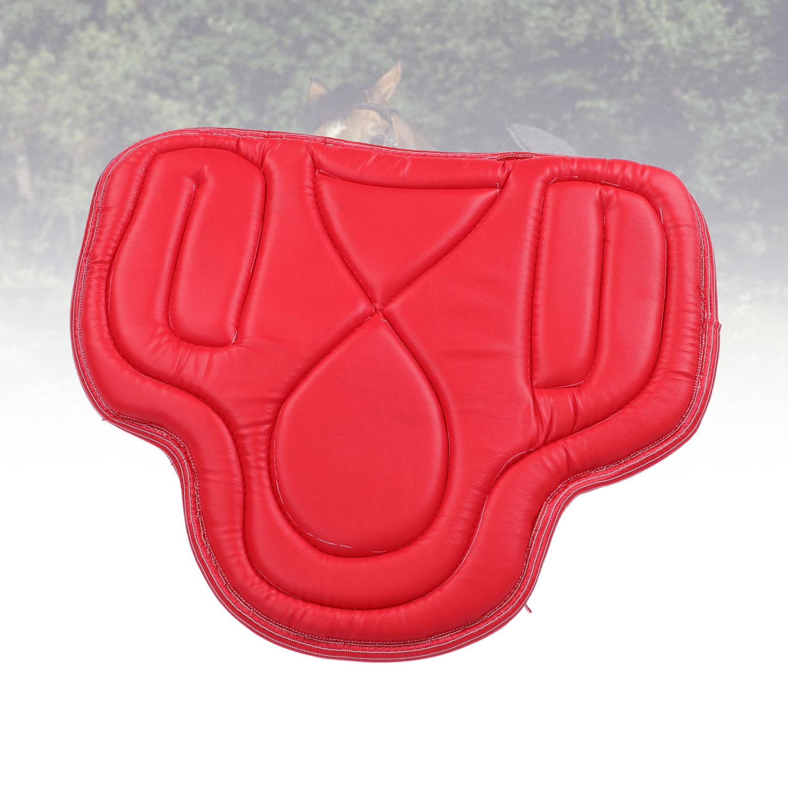 Siodłowa podkładka na podkładkę siodłową Western Saddle Pad Grunts Absorbing Absorbing oddychającą skórzaną podkładkę siodłową do jeździeckiego jeździeckiego