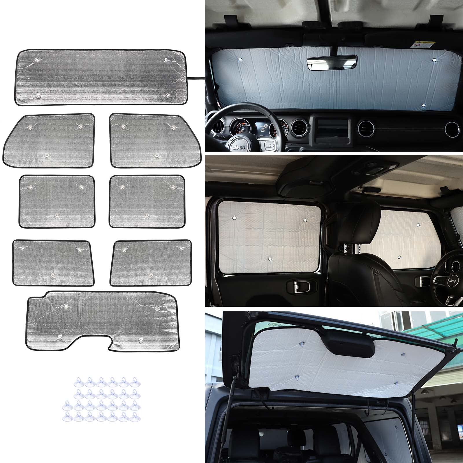 Amazon | ANTC サンバイザー フロントガラス ジープ ラングラー（Jeep 
