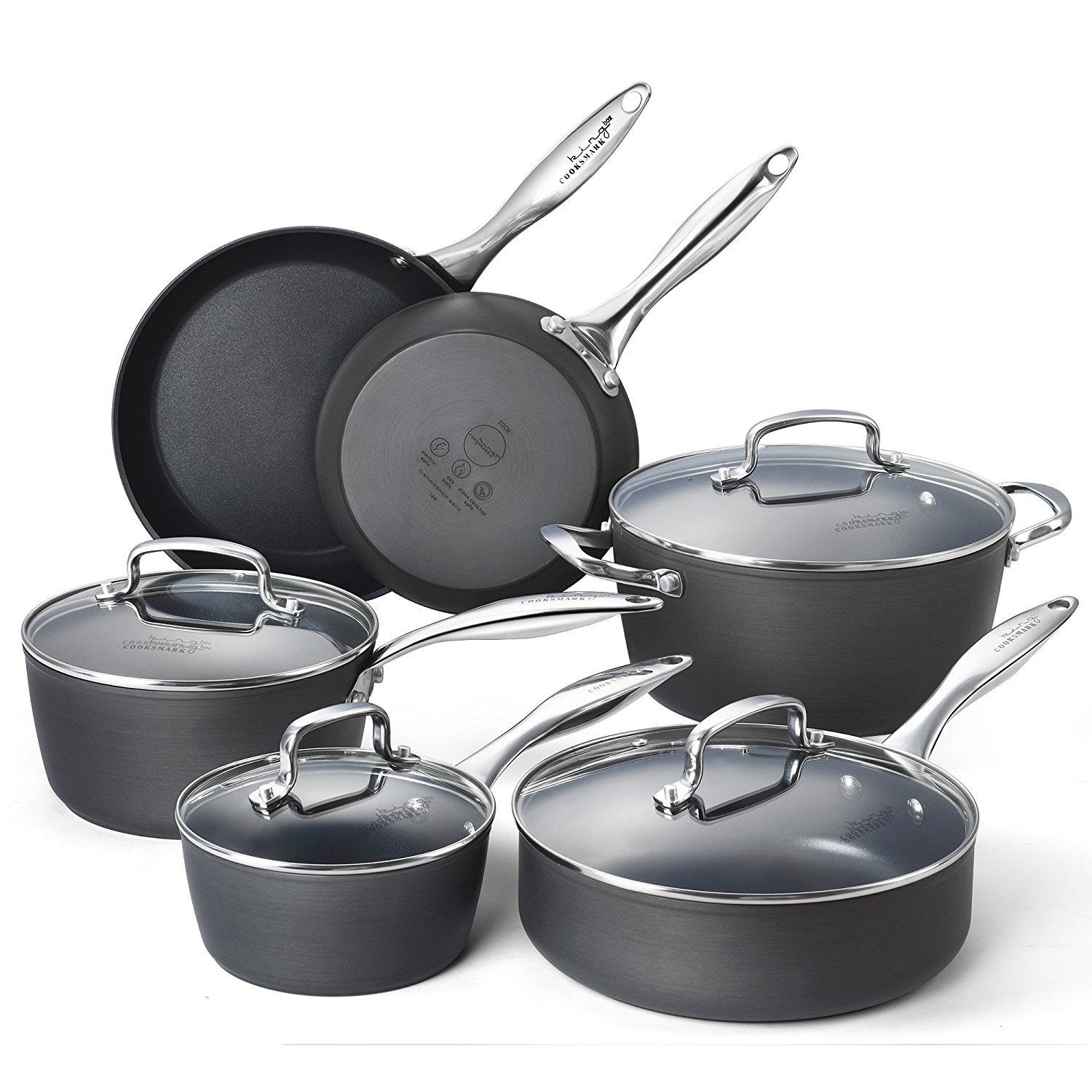 Philippe Richard 10 Piece Nonstick Hard Anodized Cookware