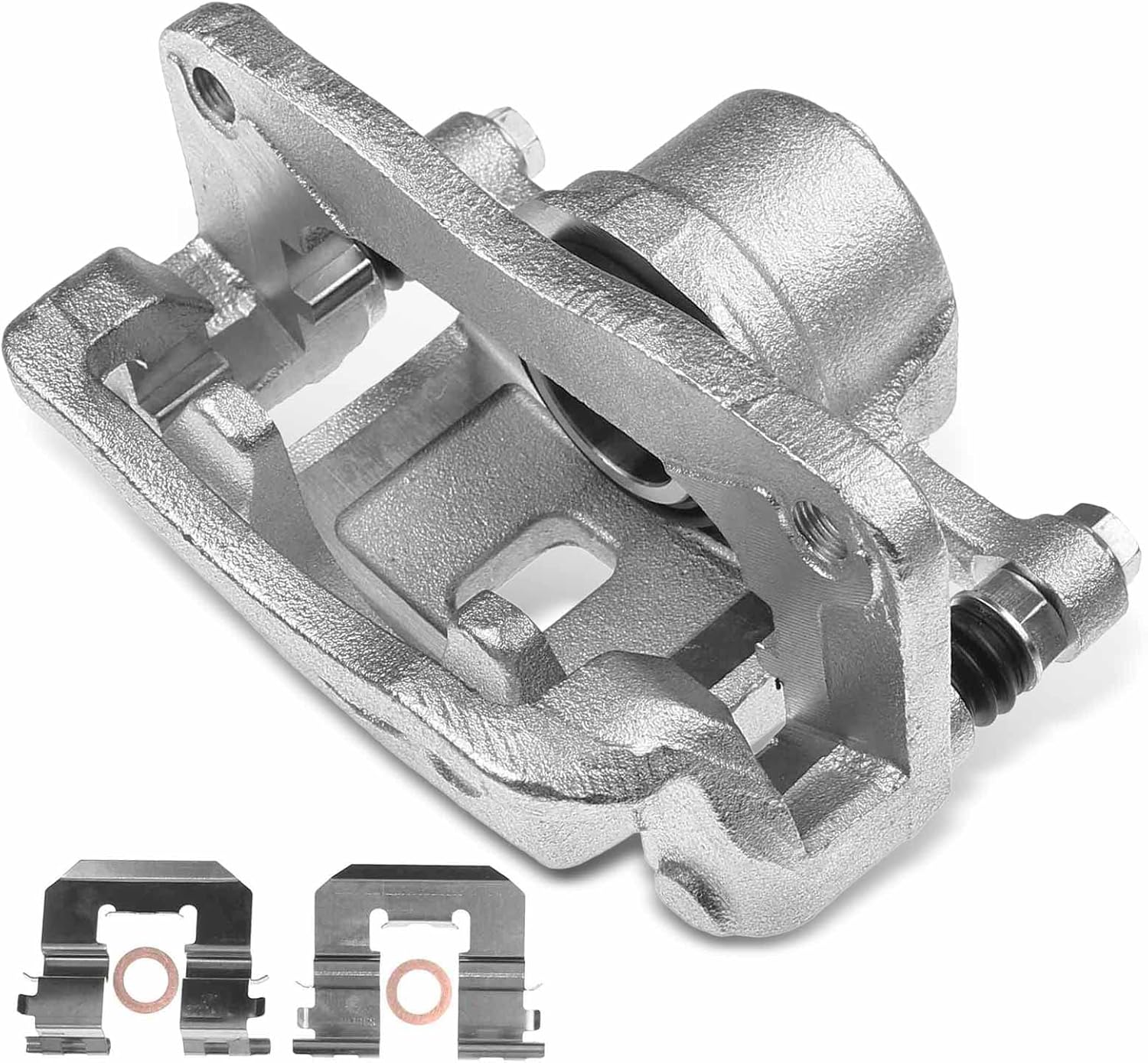 A-Premium Disc Brake Caliper Assembly with Bracket Compatible with Select Hyundai Models - Genesis Coupe 2010 2011 2012 2013 2014 2015 2016 - Rear Left Driver Side