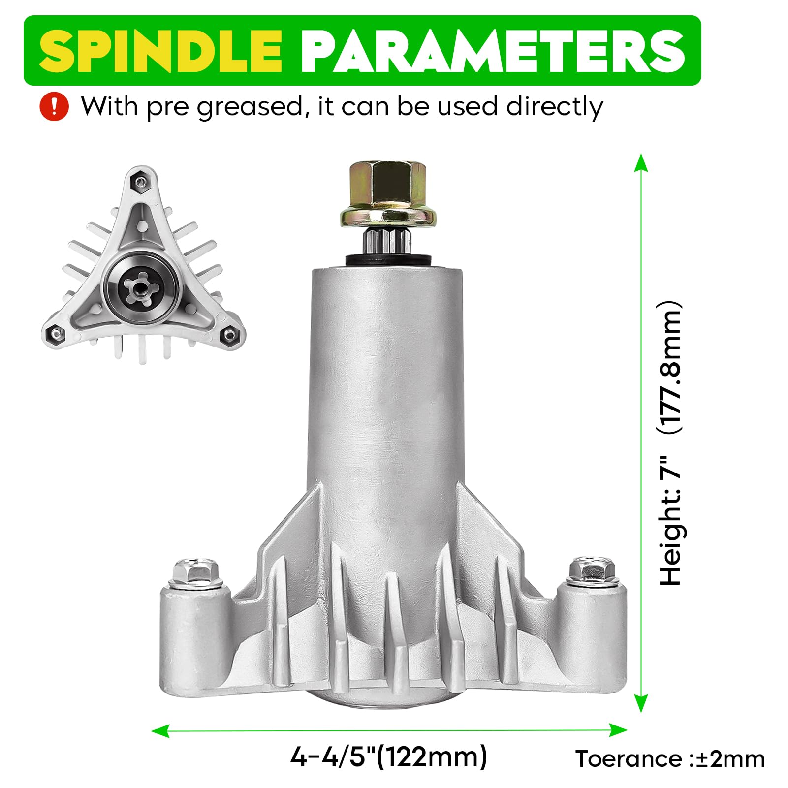 ®️i＊ Magorfas Mower Parts Spindle Assembly for Craftsman poulan