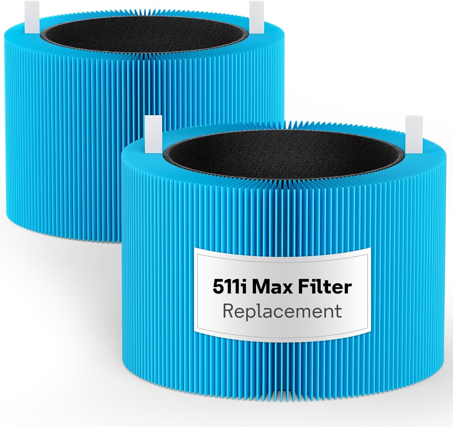 Leemone 511i Max AllergenBlock Filter Replacement Compatible with Blue Pure 511i Max Air Puri-fier, Blue Pure F5MAX, 2 Pack