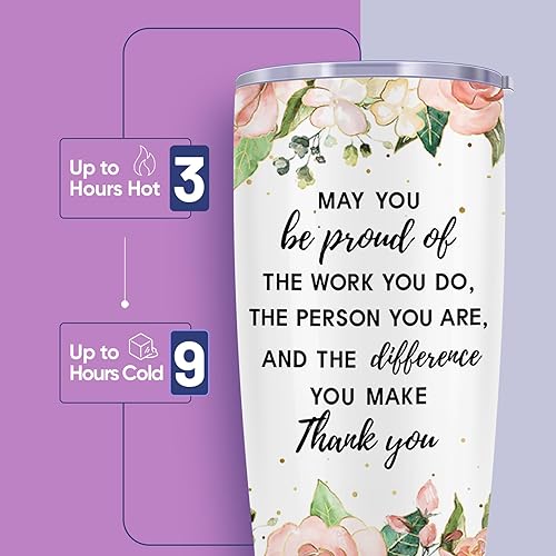 Miniatura 4 de Nudida Vaso de regalo para compañero de trabajo Copa de Navidad amigo jefe empleado jubilación despedida salir de la oficina 20oz vidrio acero