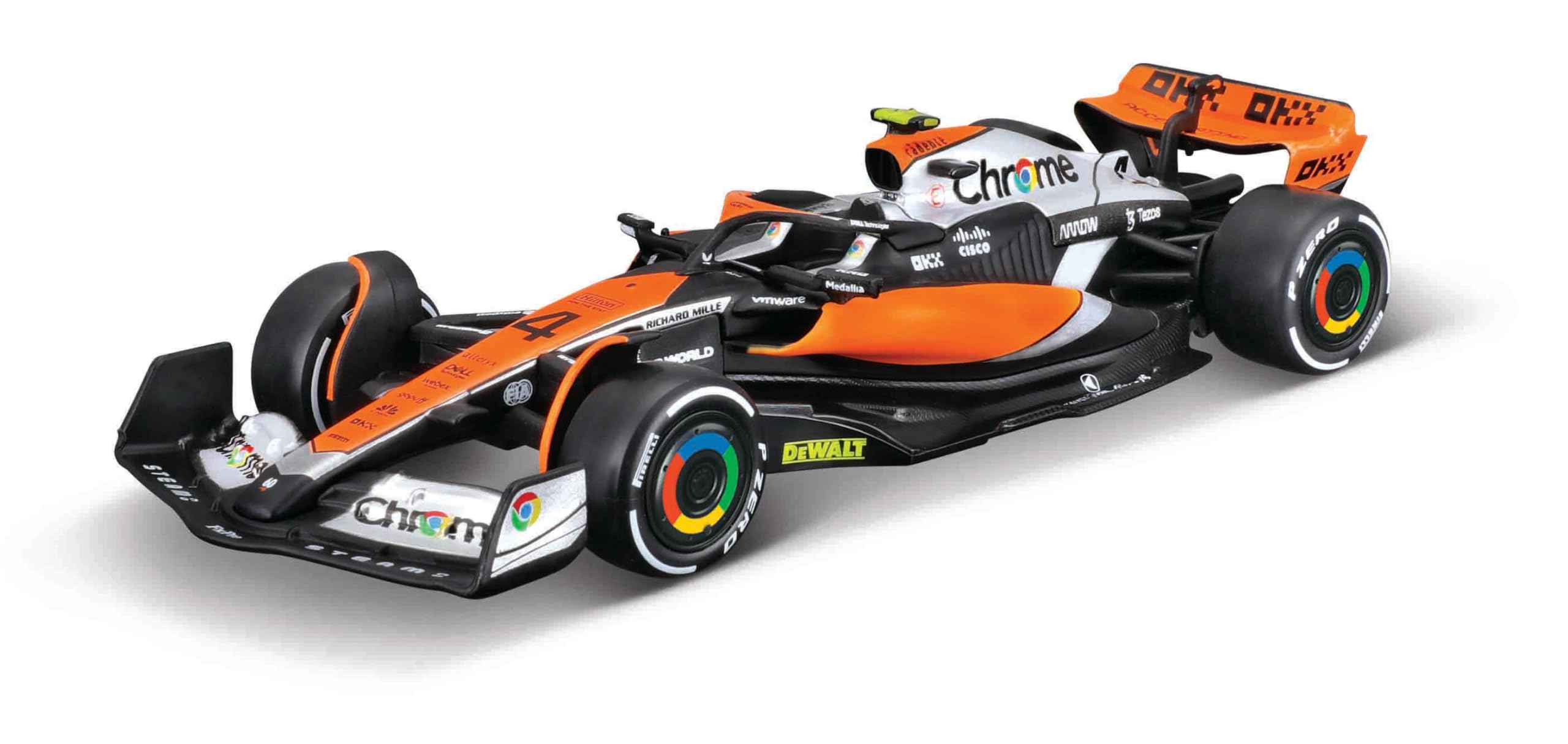 Bburago 1:43 F1 Race McLaren Racing MCL60 (2023) w/Driver - Norris #4
