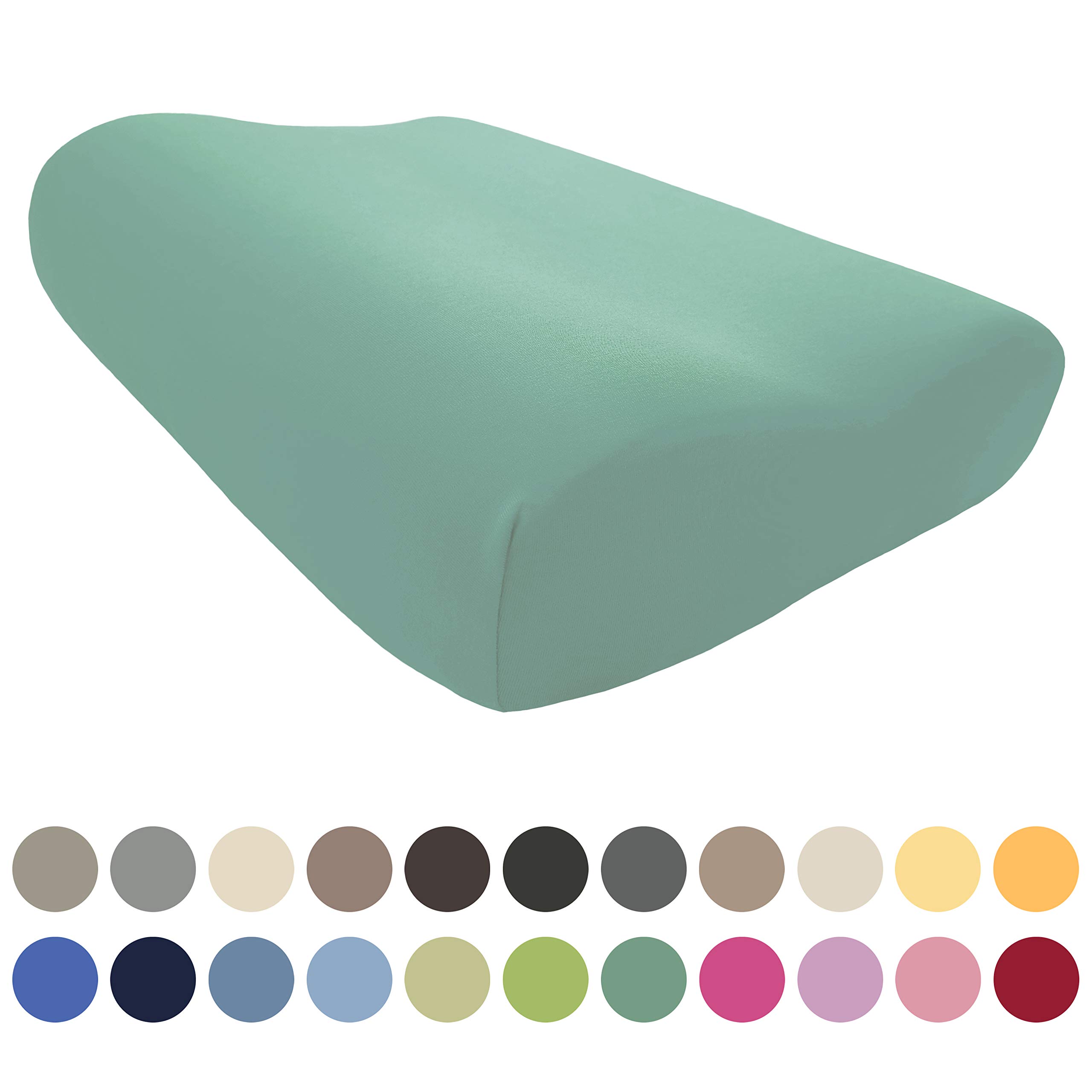 EddaLux Cover for Tempur Original S/M/L/XL Sleeping Cushion | Jersey pillowcase for Neck Support Pillow 50 x 31 cm | Cotton