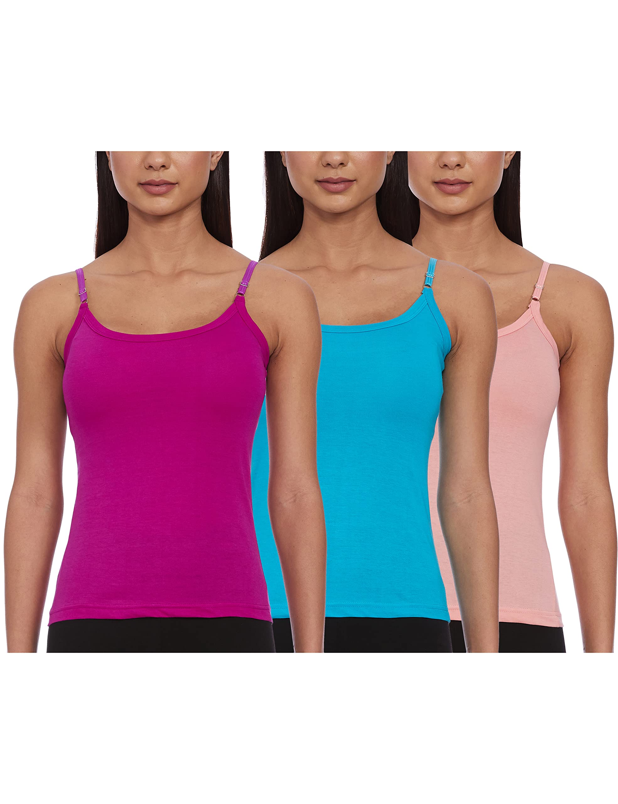 Women's Cotton Camisole Pack of 3 (8902889790886_301-Sonali-FC-HF-CB-PO3-L), Multicolor-image-19