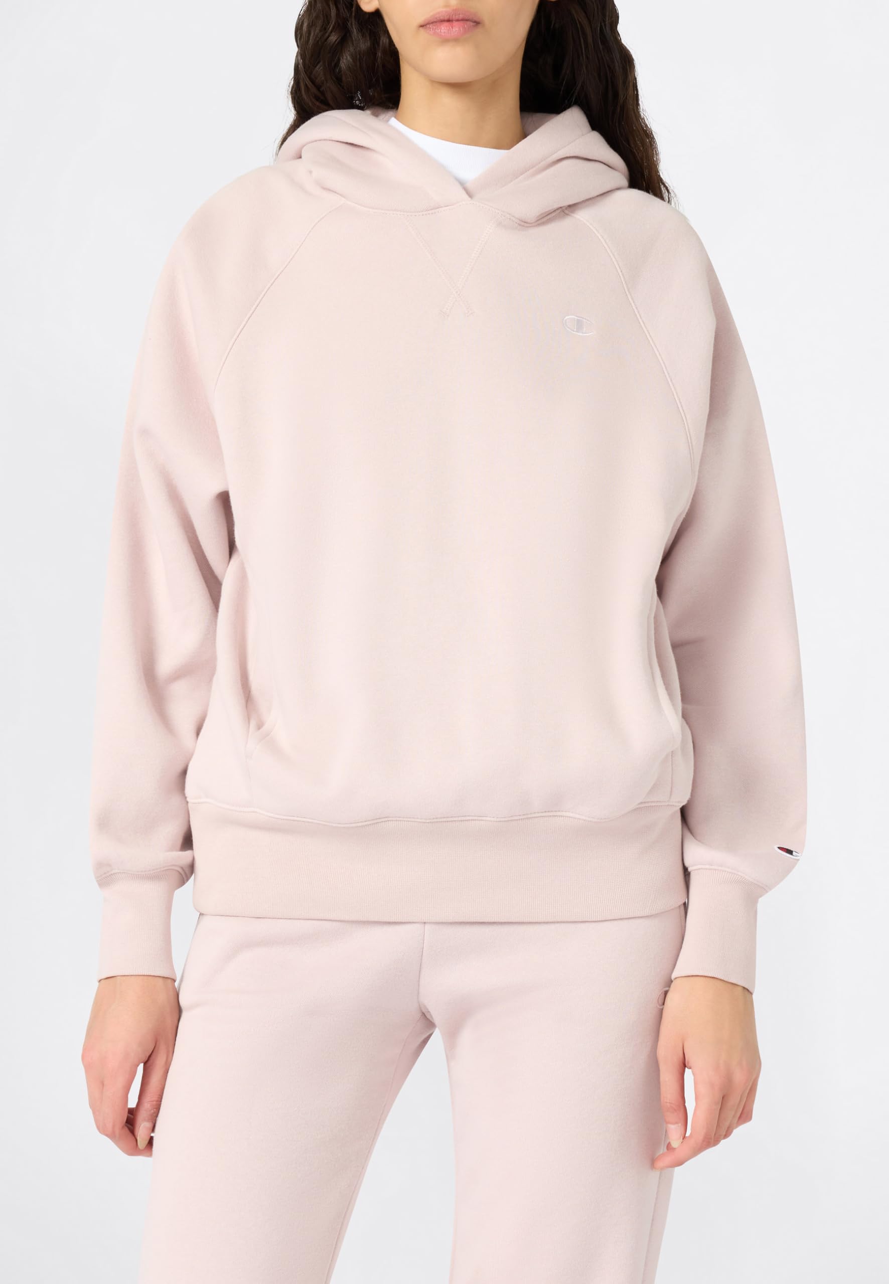 Champion Felpa Hooded Sweatshirt Donna