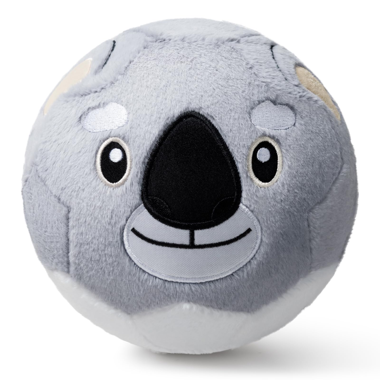 VangeBow Soft Indoor Football Gifts for Boys Girls, Inflatable Plush Lightweight Baby Kids Ball Toys for Toddlers 1-3 4 5 Year Old Children First Birthday Gift (Koala, Pump Include) — image 1
