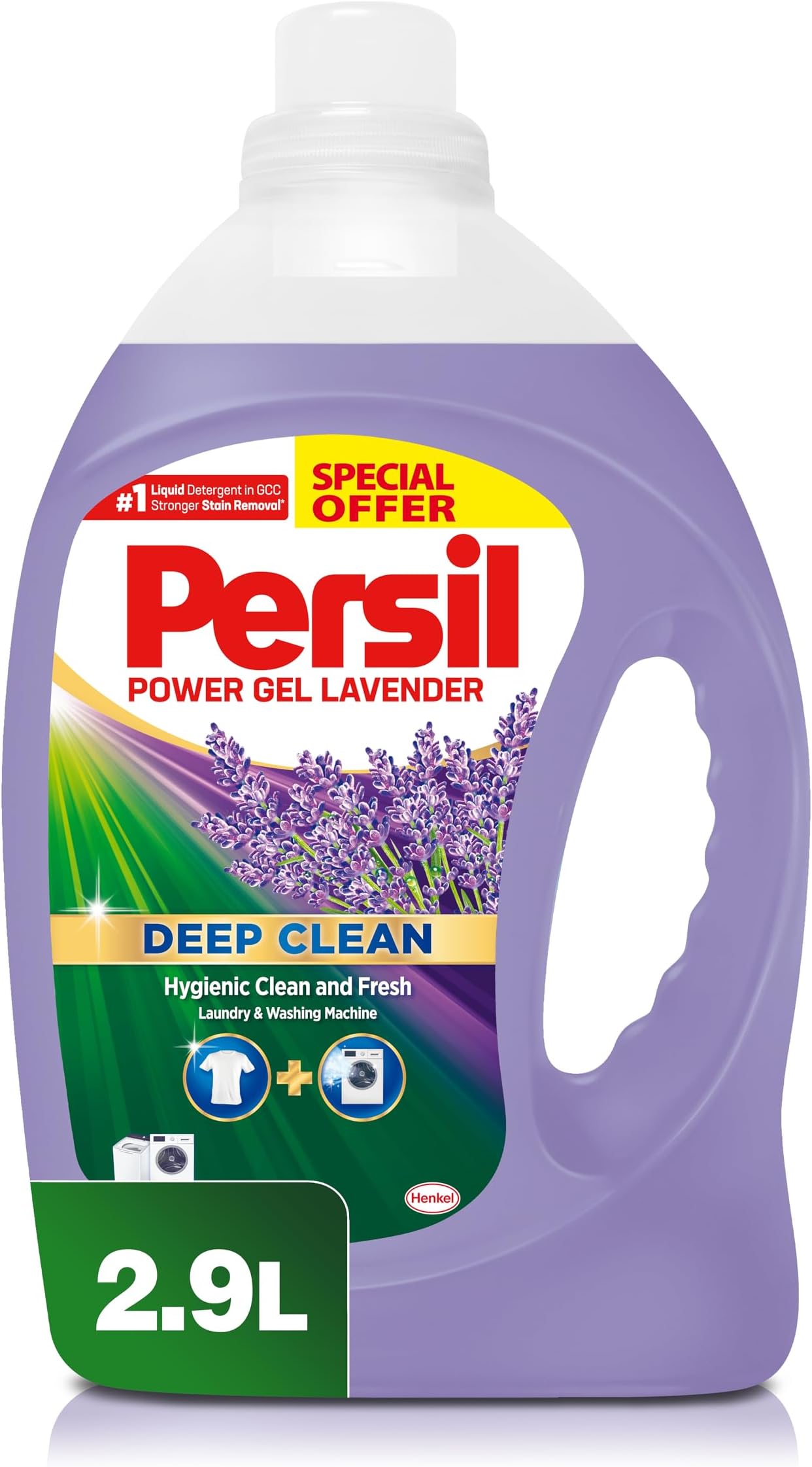 Lavender Liquid Detergent Power Gel Value Pack 2.9 Litres