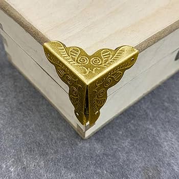 decorative corner medallion protecting stair from wear