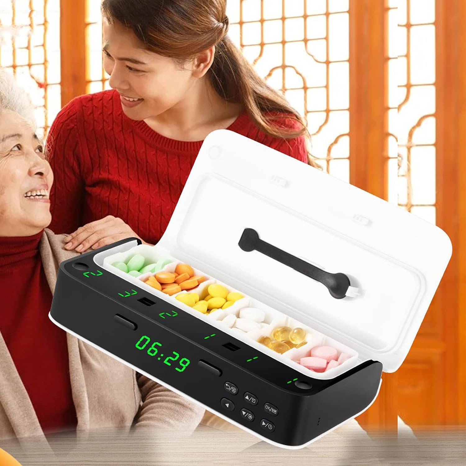 Automatic Pill Dispenser, Electronic Medication Organizer