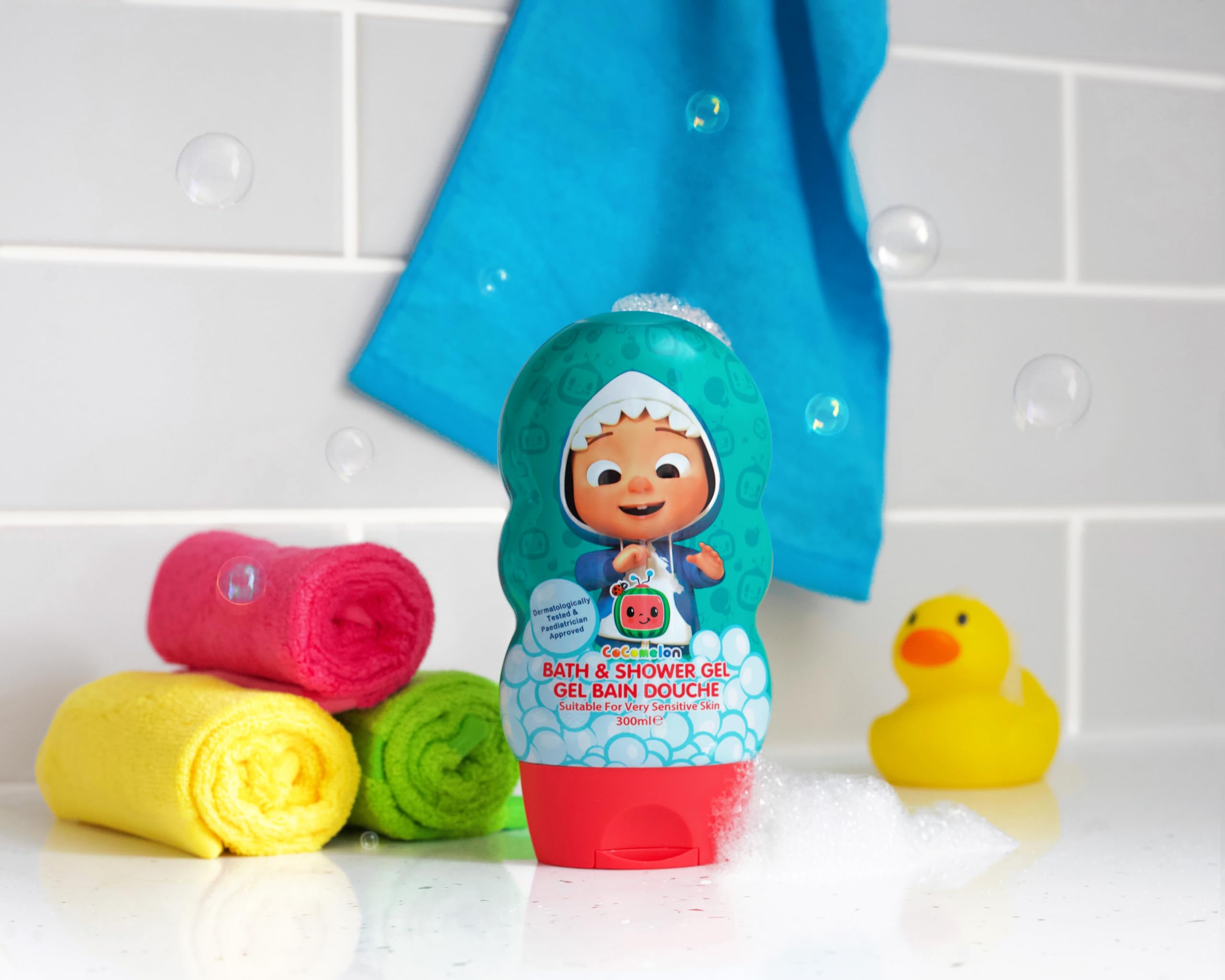 Cocomelon Bath and Shower Gel - Melon Scent - Gentle Formula
