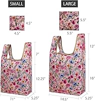 Vista 2 de Wrapables JoliBag Collection - Bolsa de compras reutilizable (juego de 2)
