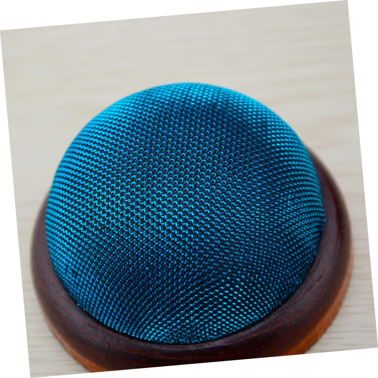 Beatifufu Sewing Pin Holder Wooden Base Sequin Pins Needle Case DIY Handcraft Tool