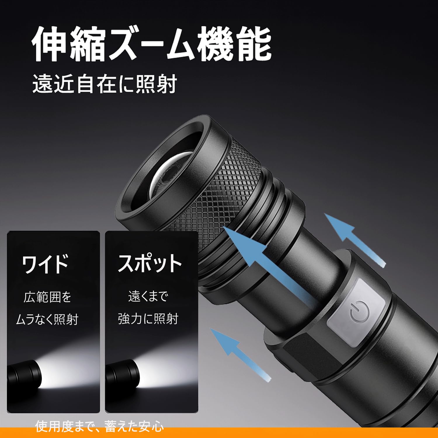 Amazon.co.jp: 【防災・夜釣り・登山対応】Grazodinex 高輝度LED懐中