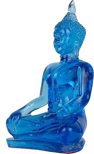 Miniatura 7 de BUDDHO Buda superando las tentaciones Estatua de Buda de 4 pulgadas de alto. Estatua de Buda tailandesa para decoración del hogar, decoración de