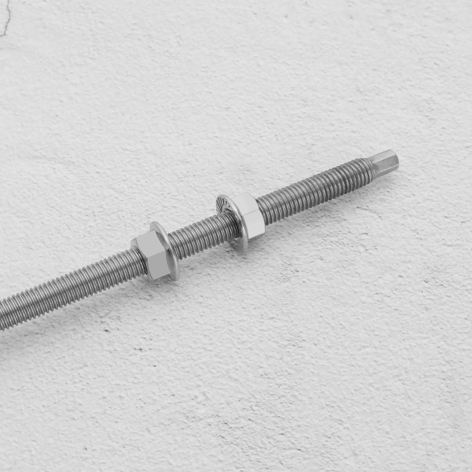 4 Piezas Pernos de Suspensión Pernos de Suspensión Solar de Acero Inoxidable 304 de Altura Ajustable para Fijación Solar Fotovoltaica en Techos de Edificios M10 X 300 Mm