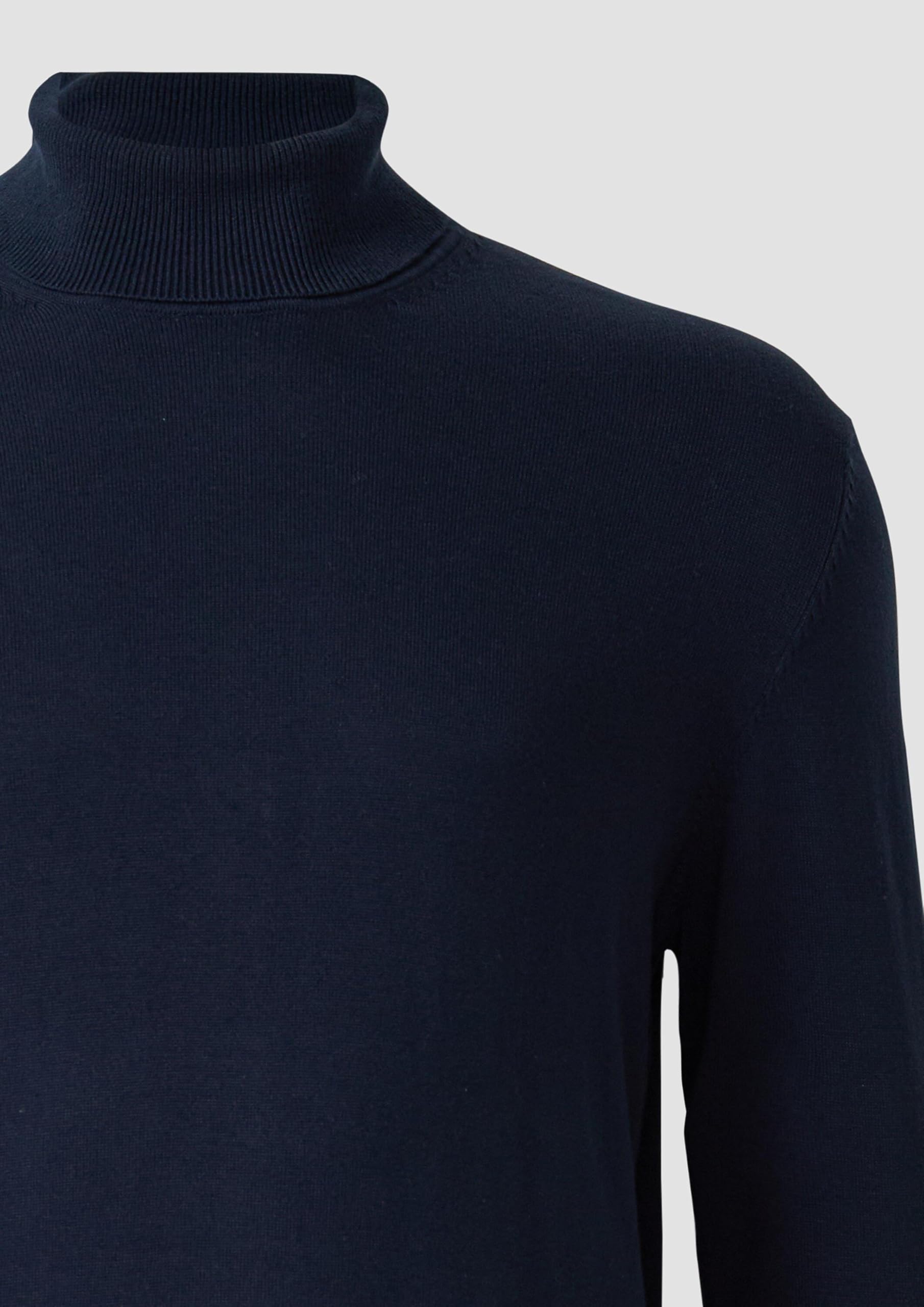 s.Oliver Rollkragenpullover aus Reiner Baumwolle