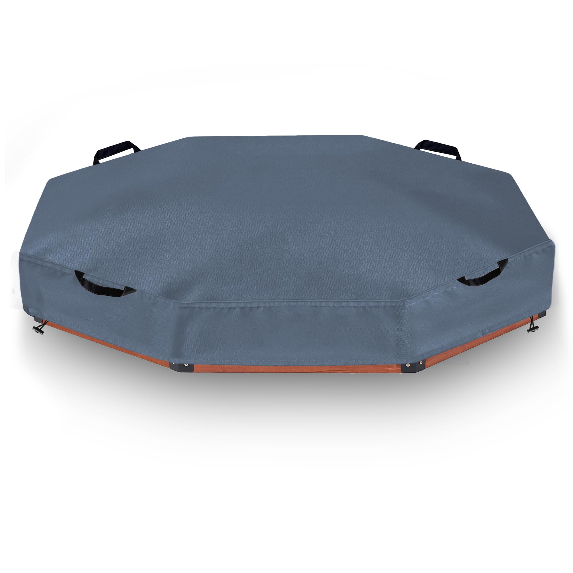 DUSTYPROTE Octagon Sandboxes Cover 420D Heavy Duty Children's Sandbox Protection,Outdoor Garden Outdoor Octagon Sand Box Cover (Grey 86