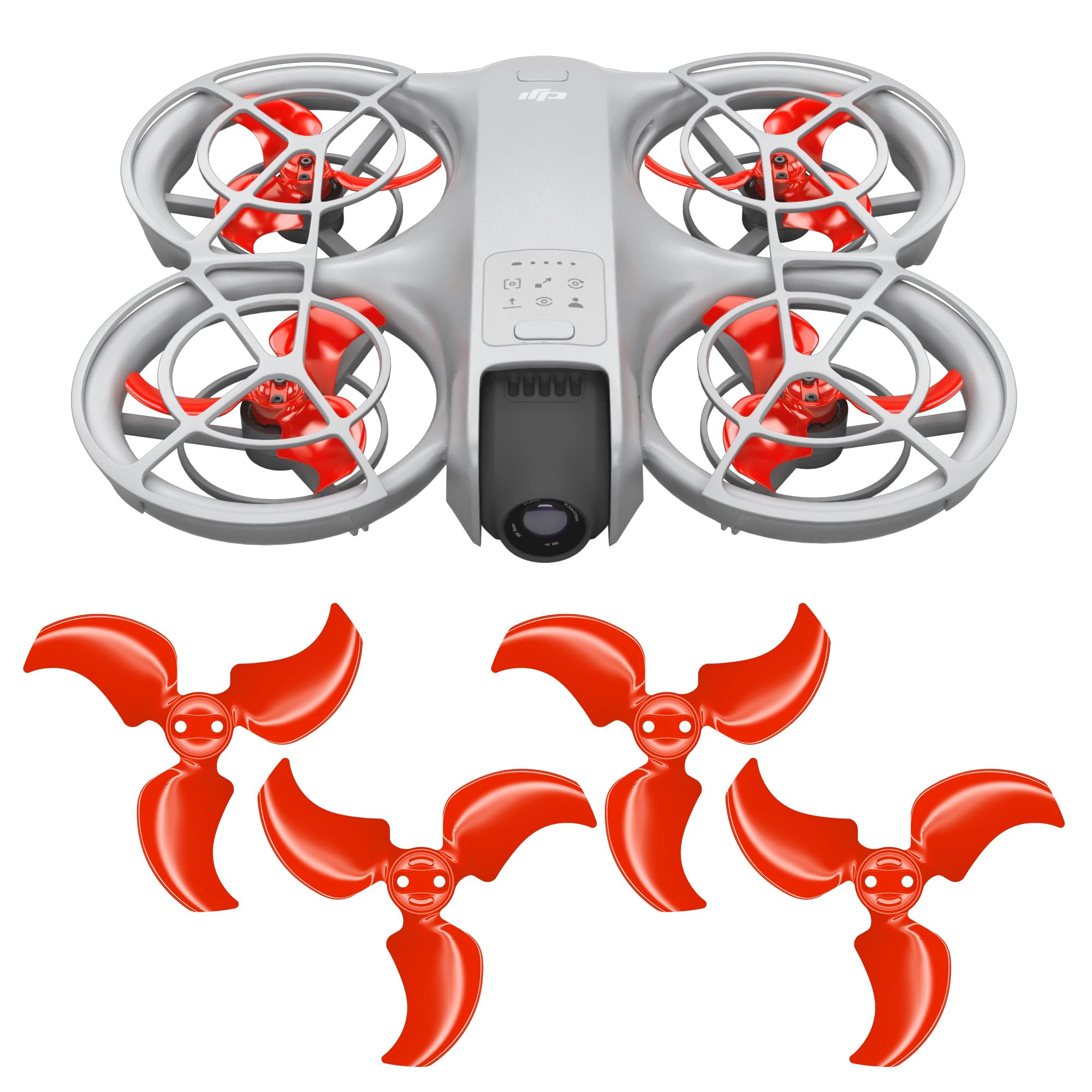 Master Airscrew Stealth Propellers for DJI Neo - Red, 4 pcs