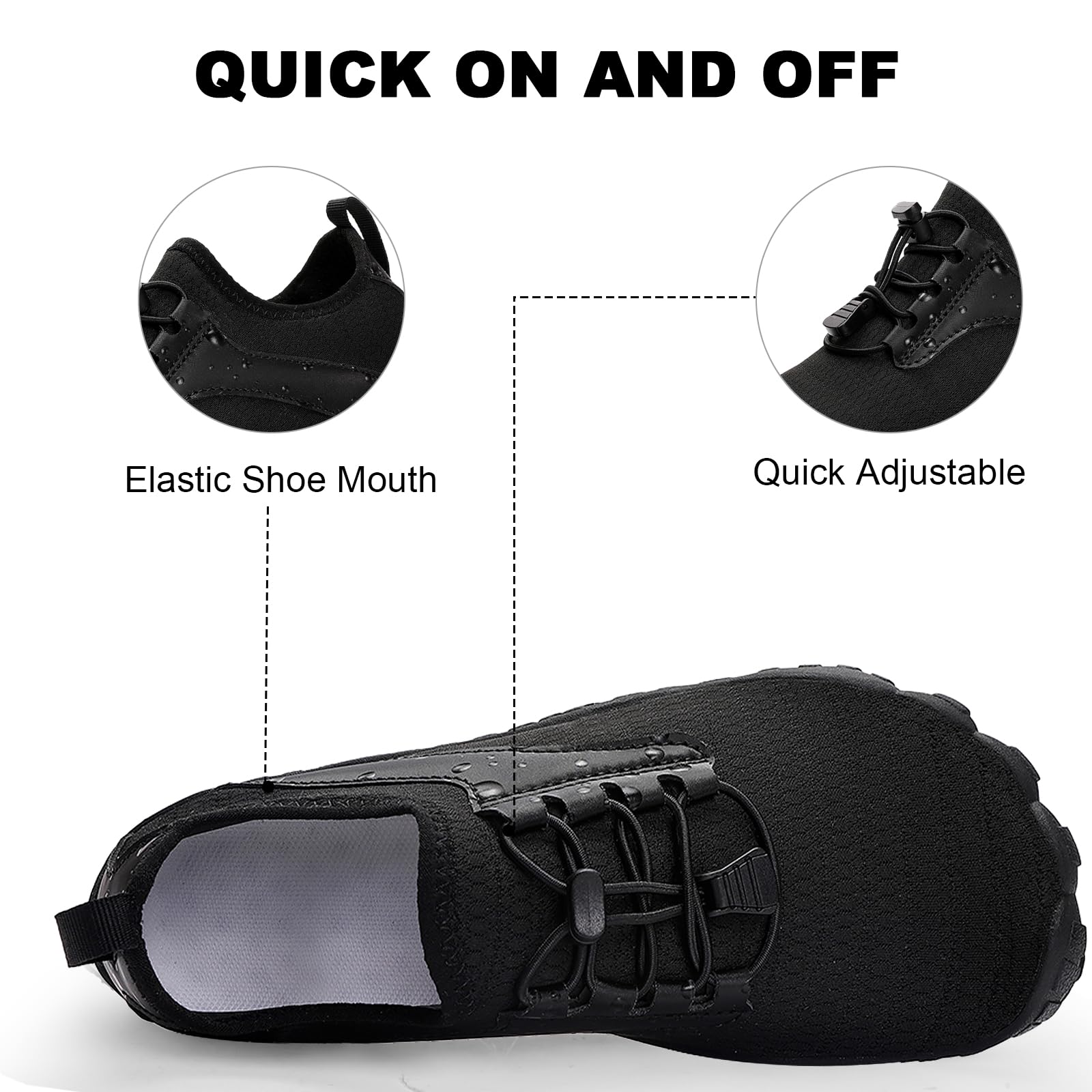 Hike Barefoot Shoes Womens Mens, Pro Water Shoe Women Men Footwear Barefoot Hike Shoes for Travel, Wide Toe Box Non-Slip Breathable Zero Drop Shoe