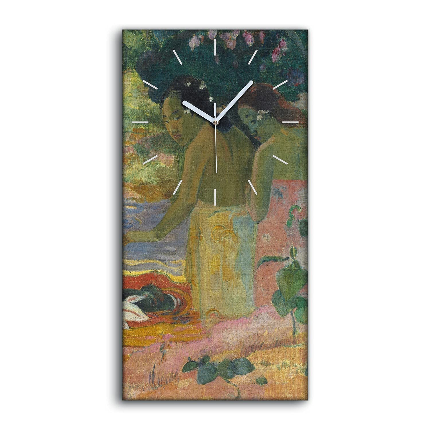 Horloge sur Toile Silencieuse pour une Chambre Zen 30x60cm