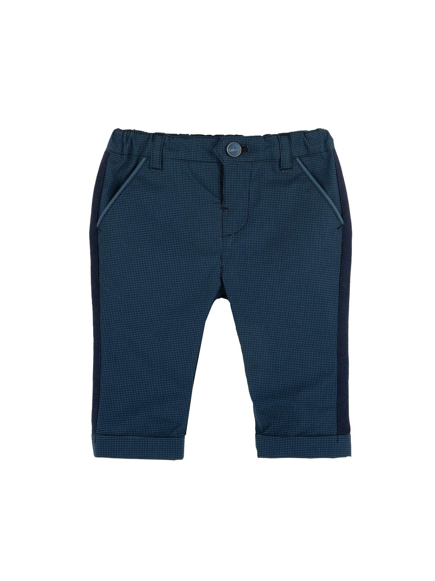 Pantalon enfant bleu Chicco résistant en coton doux - 2