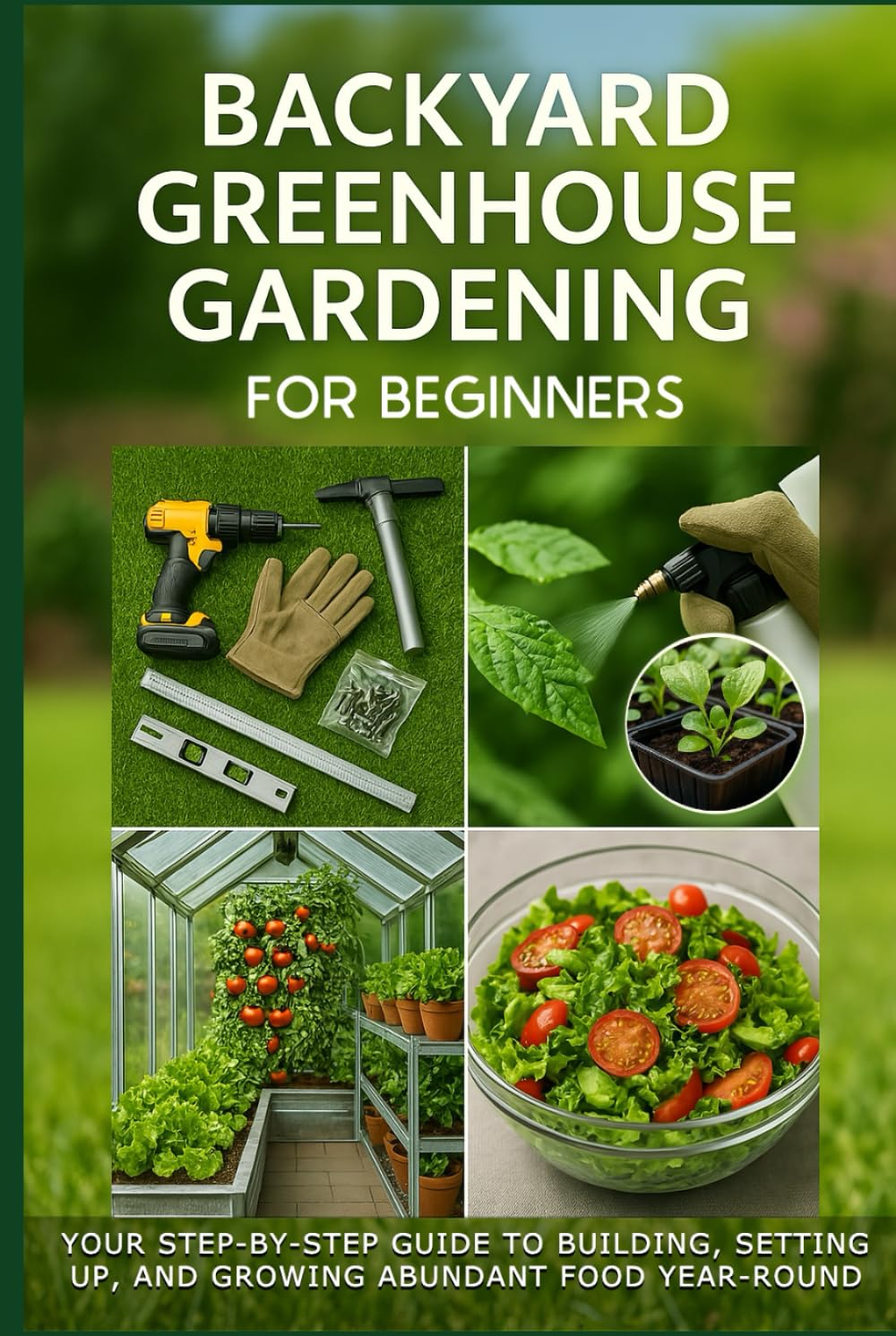 Backyard Greenhouse Gardening for Beginners: Your Step-by-Step Guide to Building, Setting Up, and Growing Abundant Food Year-Round