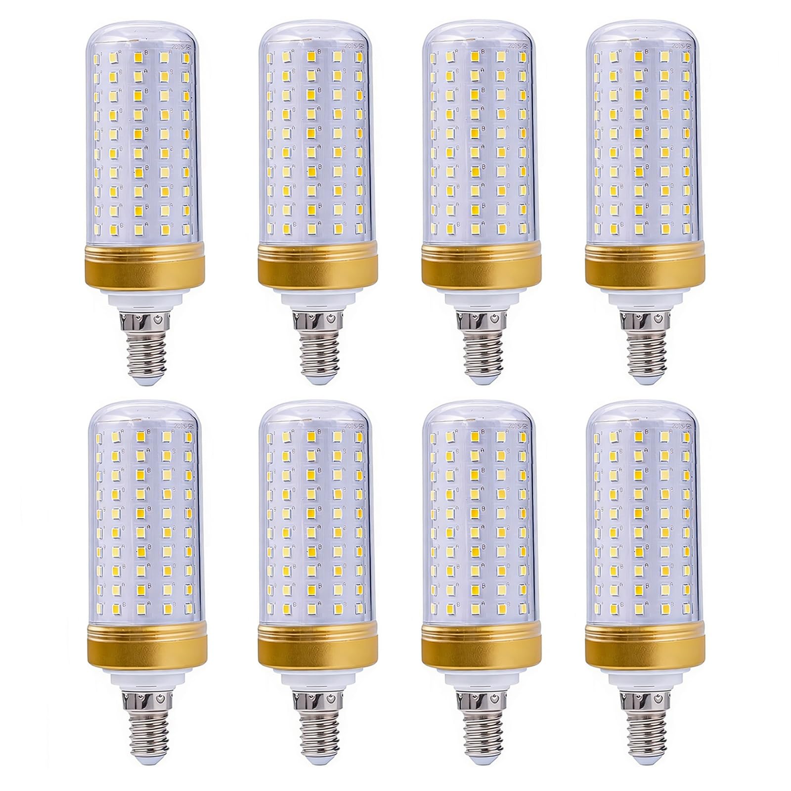 Pack de 8 Bombillas LED E14 No Regulable Con Casquillo Edison Sin Parpadeos (IRC>80) Larga Duración Para Lámparas de Araña Apliques de Pared Lámparas de Techo(Natural White 4000K,25W)