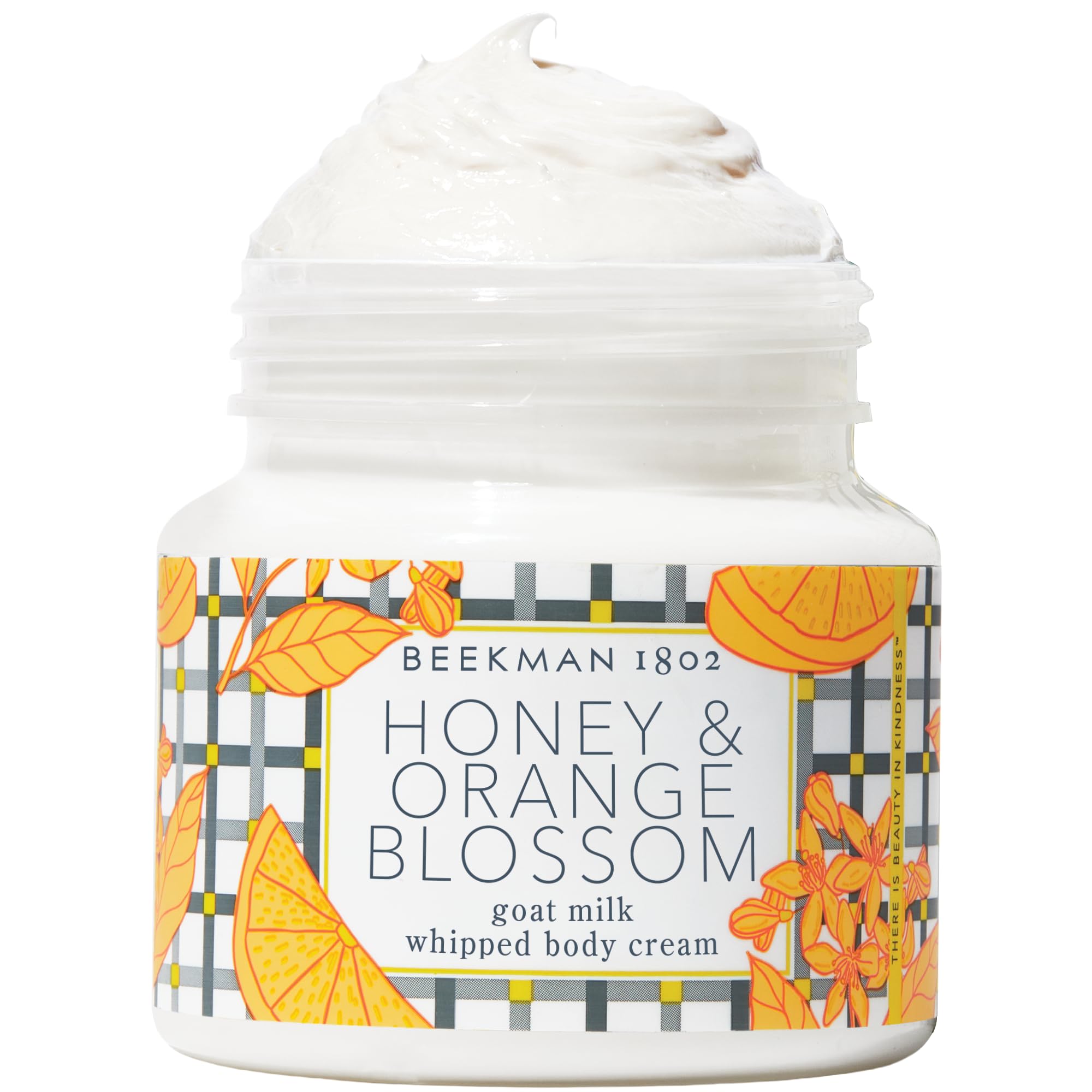 Beekman 1802 Whipped Body Cream – Moisturizes & Softens Skin with Goat Milk, Mango Seed Butter & Vitamin E – 8 oz – Honey & Orange Blossom