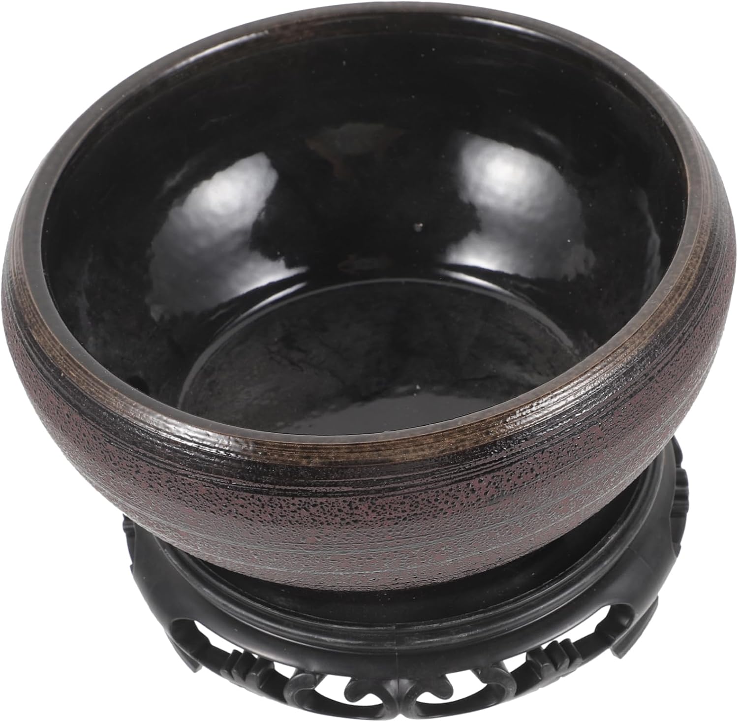 Happyyami 1 Set Ceramic Planter Pot Flower pots Flowers hydroponic Planter Daffodil Bowl Water Lily Planting Bowl Plant Household Lotus Basin Container Daffodils Wood